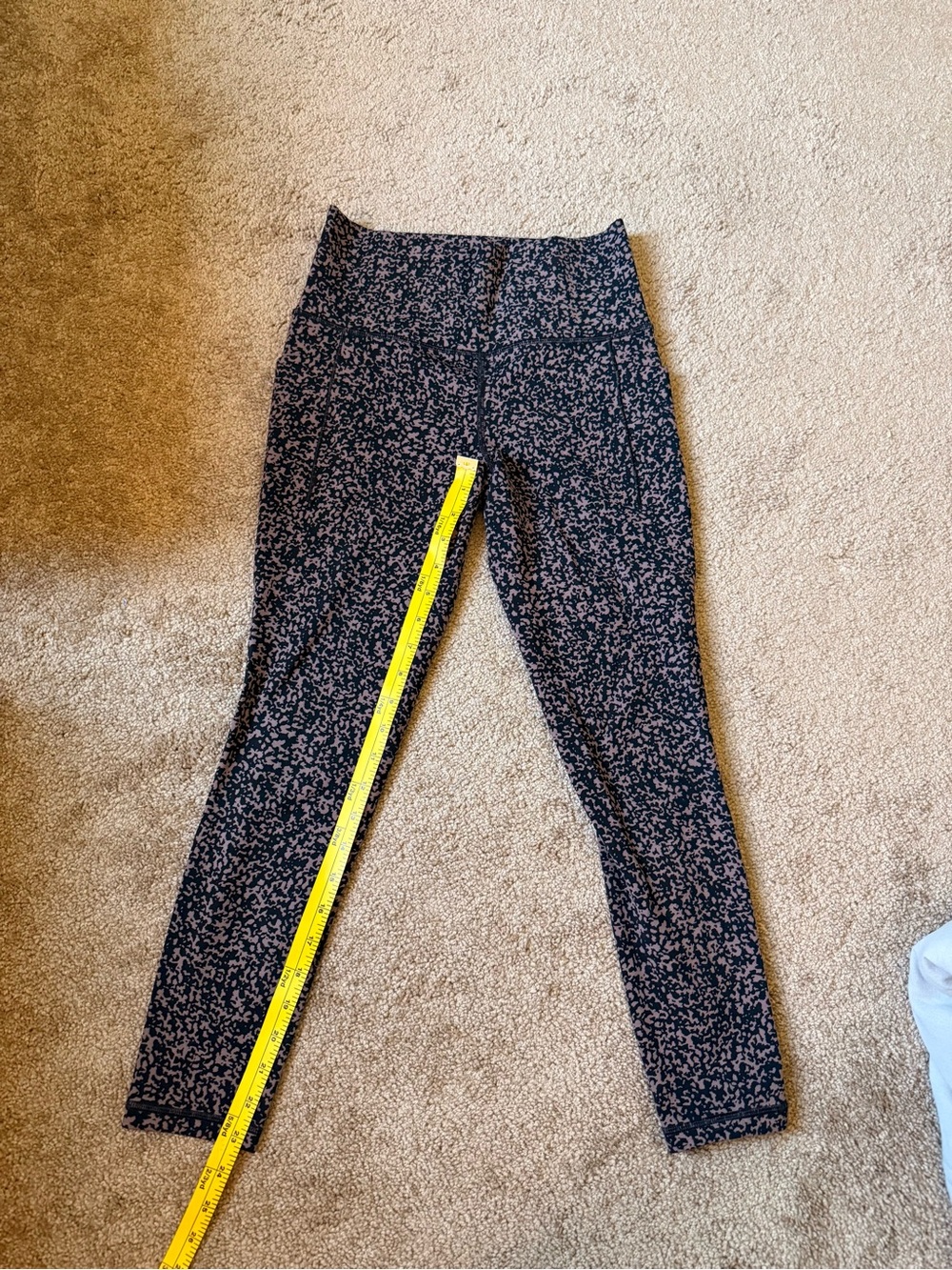 Athleta Leggings with Speckle Print